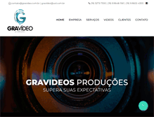 Tablet Screenshot of gravideo.com.br